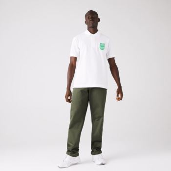 Lacoste Lacoste & The Everglades Foundation Co-Branded Polo - Polo Pánské Bílé | CZ-C1MPfu